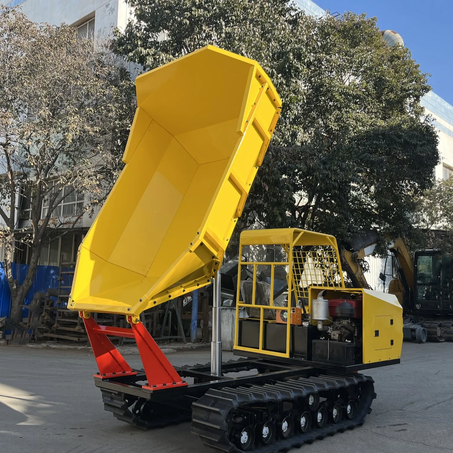Engineering Rubber Track 3 Ton Transport Crawler Dumper truck Suitable for climbing rough road