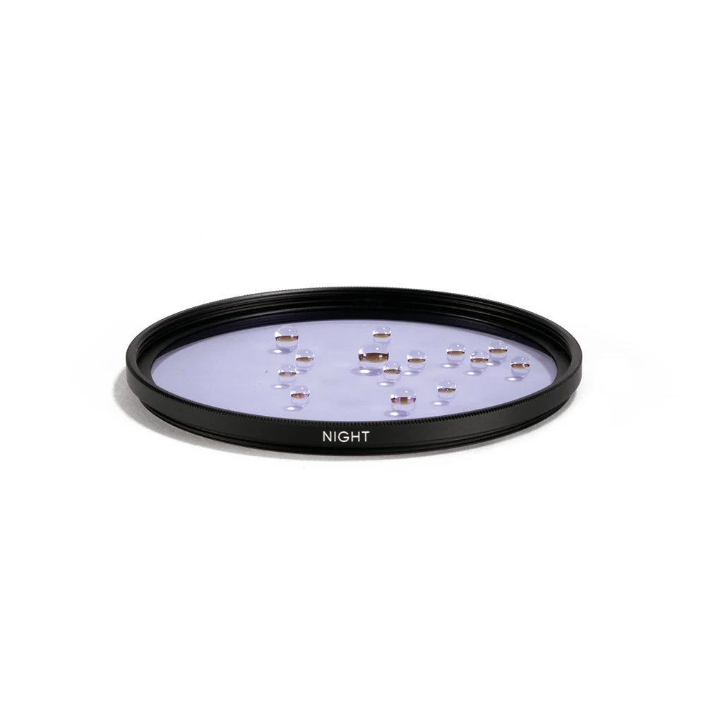37mm 58mm 67mm 77mm 82mm Screw-in Nano-coated night Camera Filter Made in China for DSLR