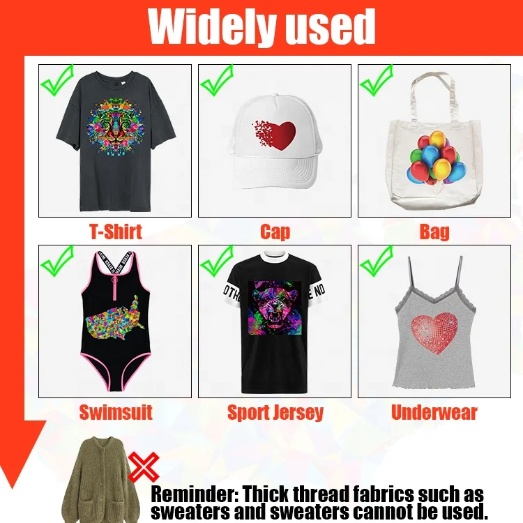 dtf 3d digital sticker custom iron on plastisol heat transfer paper printing logo label for t-shirt