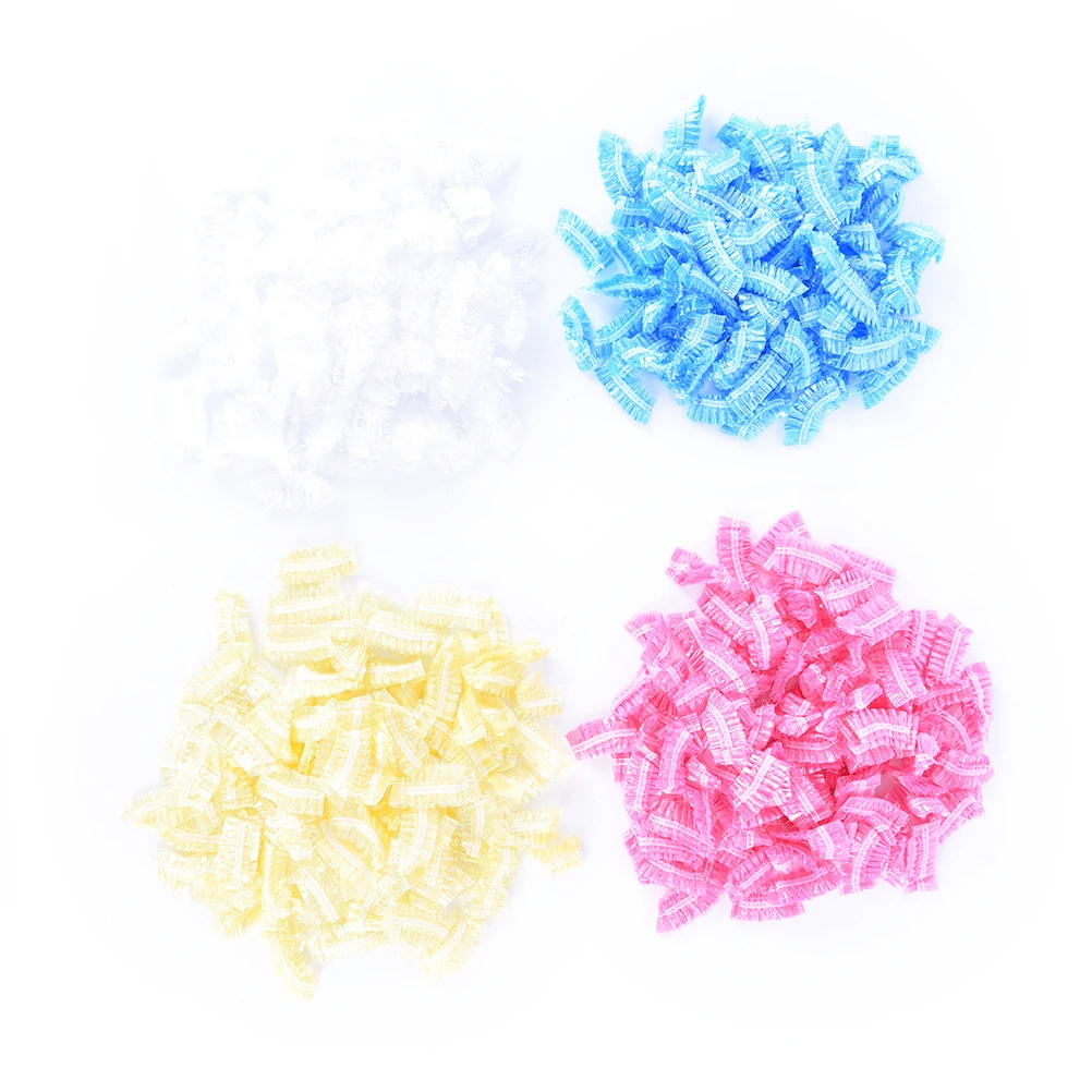 Thickened Disposable Plastic Waterproof Ear Protector Cover Caps Salon Hairdressing Dye Shield Earmuffs Shower Tool
