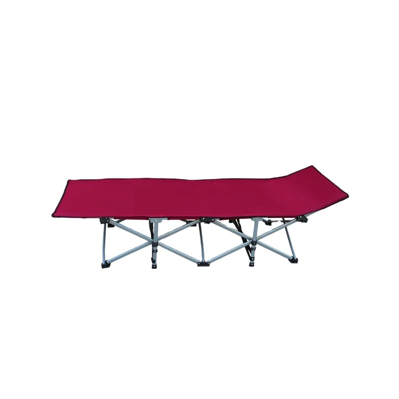 cheap portable aluminium folding bed / steel folding bed for outdoor