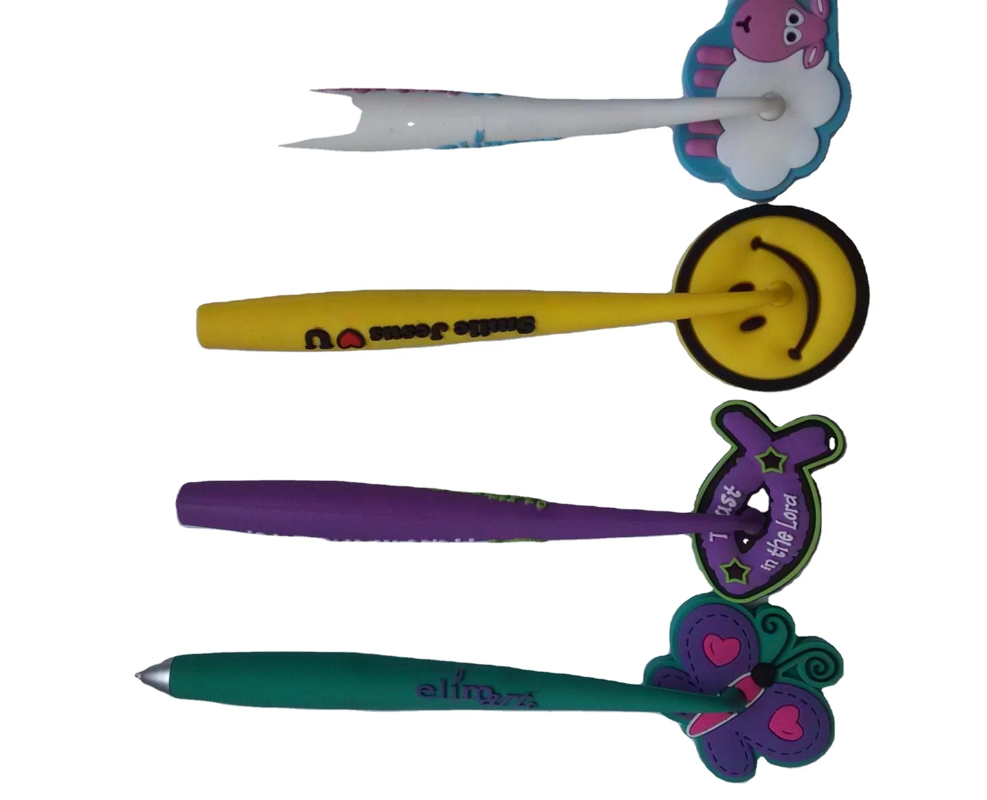 Custom 3D Soft PVC Rubber silicone emboss deboss engrave caver mould Magnet Pen