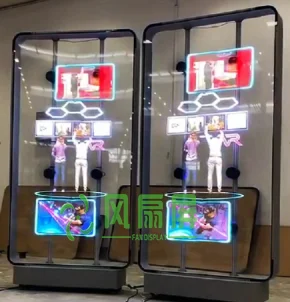 Умная Система голограмма 3D видео светодиодный дисплей голографическая реклама вентилятор