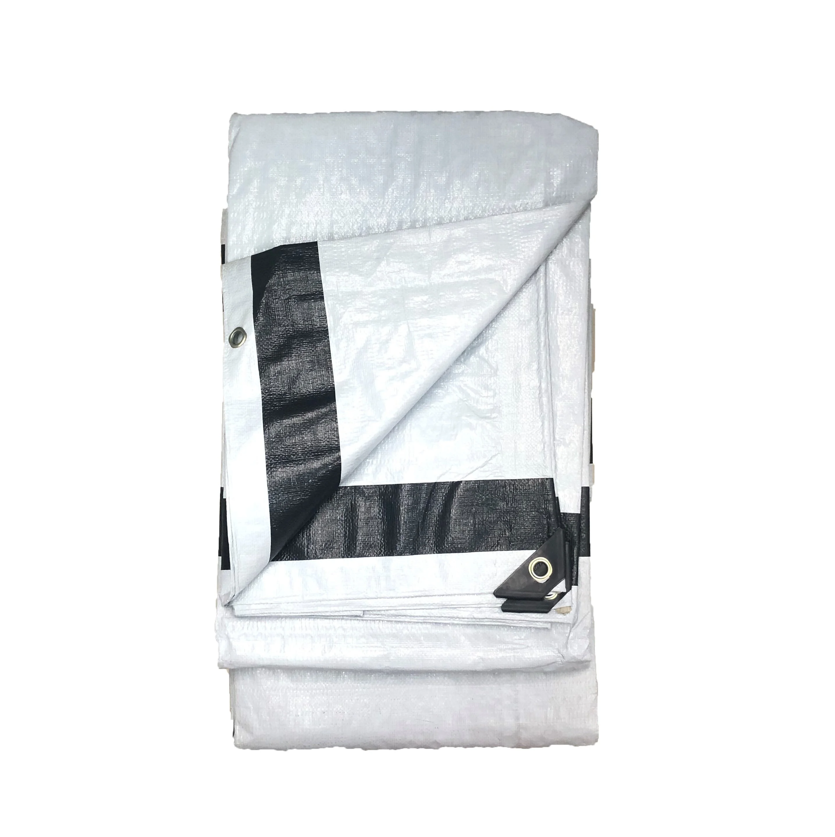 
Customized Waterproof PE Tarpaulin Sheets With Black Edge Protection Plastic Tarps Widely Used 