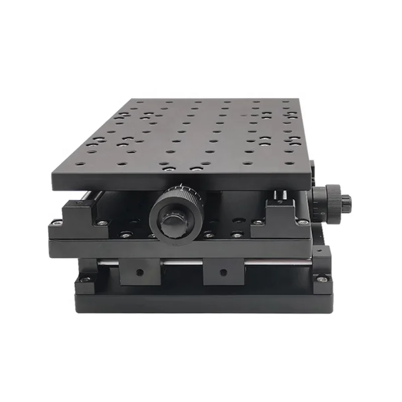 X50Y80mm 2D workbench two-axis workbench Manual mobile workbench For Laser marking engraving machine XY slide table