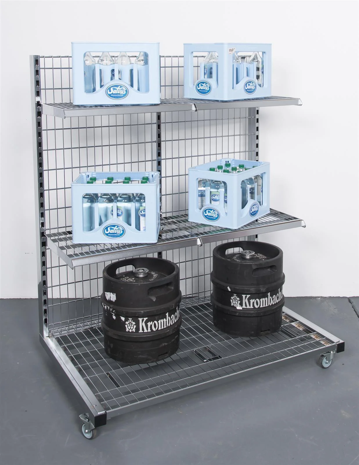 Metal Shop End Cap Stand Display Shelf Supermarket Display Shelf