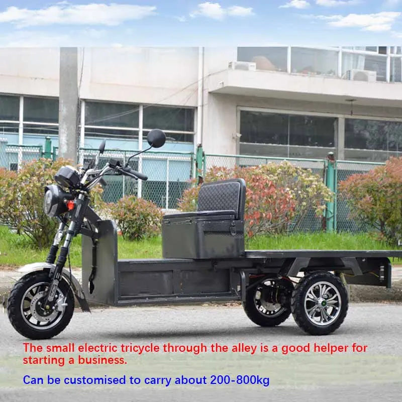 factory supply electric tricycle cargo 1200w bicycle electric tricycle moped electric delivery tricycle