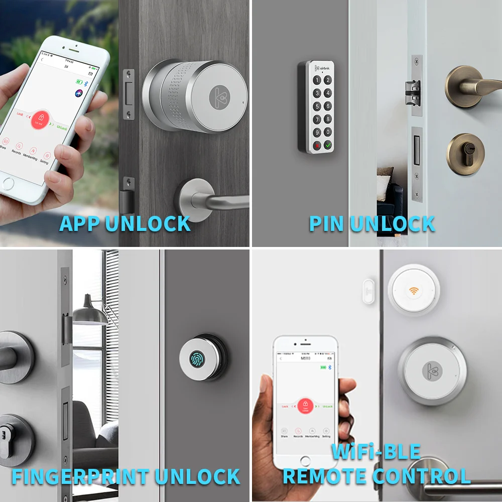 
High Security Auto Lock Smart Deadbolt Tuya Bluetooth Digital Wifi Door Lock Deadbolt work with Google Home / Amazon Alexa 