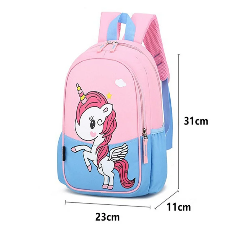 New custom animal high stretch polyester cloth kids cheap school bag kindergarten student backpack