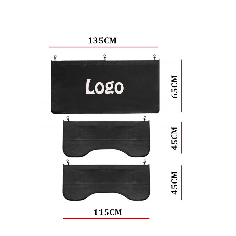 Custom Premium PU Magnetic Fender Cover With Hook