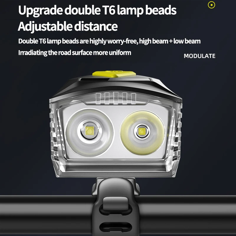 Phoenix 4 In 1 Solar Speaker Front Flash Strobe USB Waterproof Rechargeable Lamp Led Electric Bike Bicycle Light With Horns