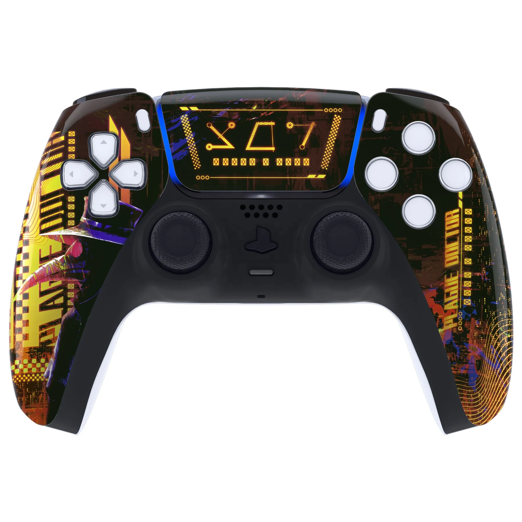 Аксессуары Dualsense PS5 сменный корпус переднего корпуса с индивидуальным управлением для Playstation5 части