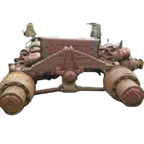 Used 13ton second hand original germany boggies maebashi rear axles 29:24 28:21