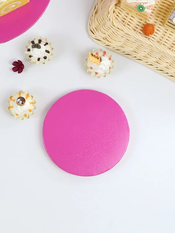 New design custom cake tools 14 inch greaseproof Cake bases 12mm corrugated cake drums