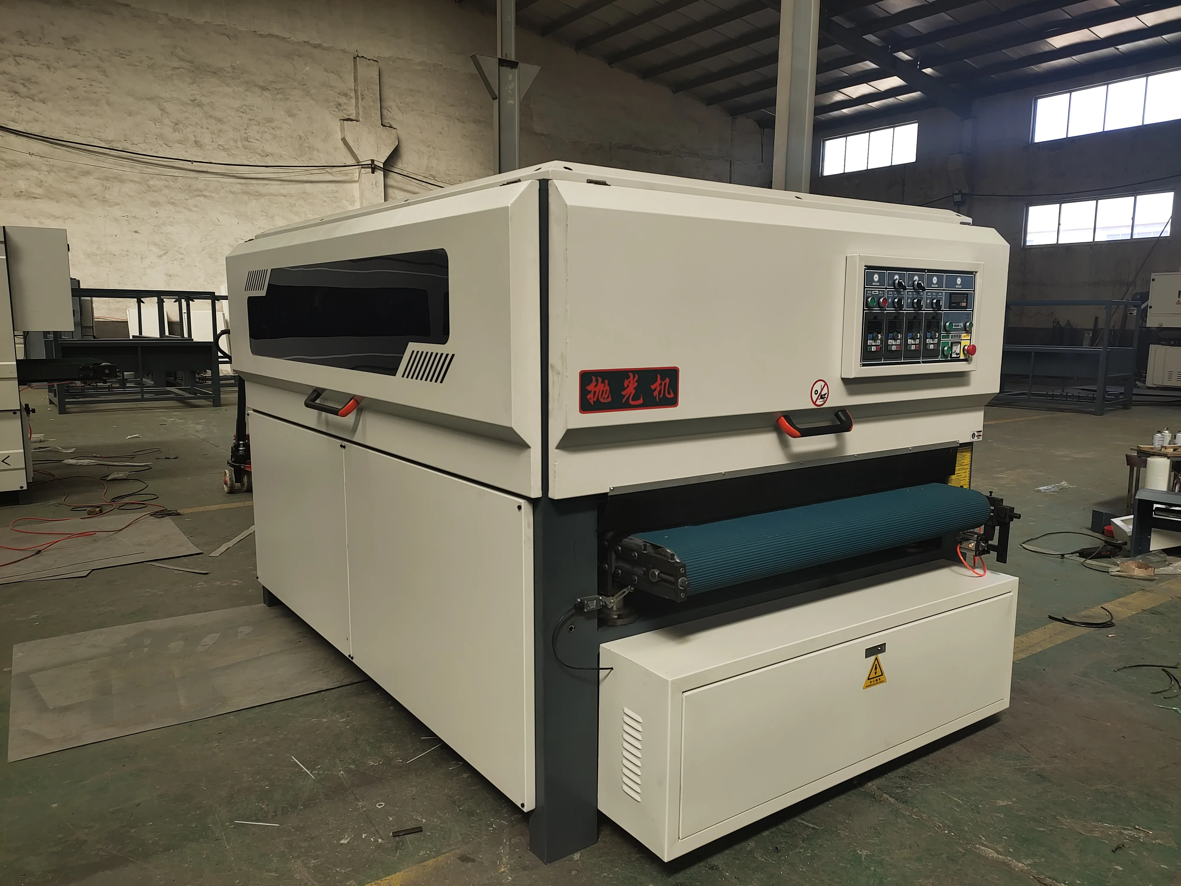 HAILIJU Wood Brush Sanding Polishing Sander machine For Kitchen Cabinet Door Making