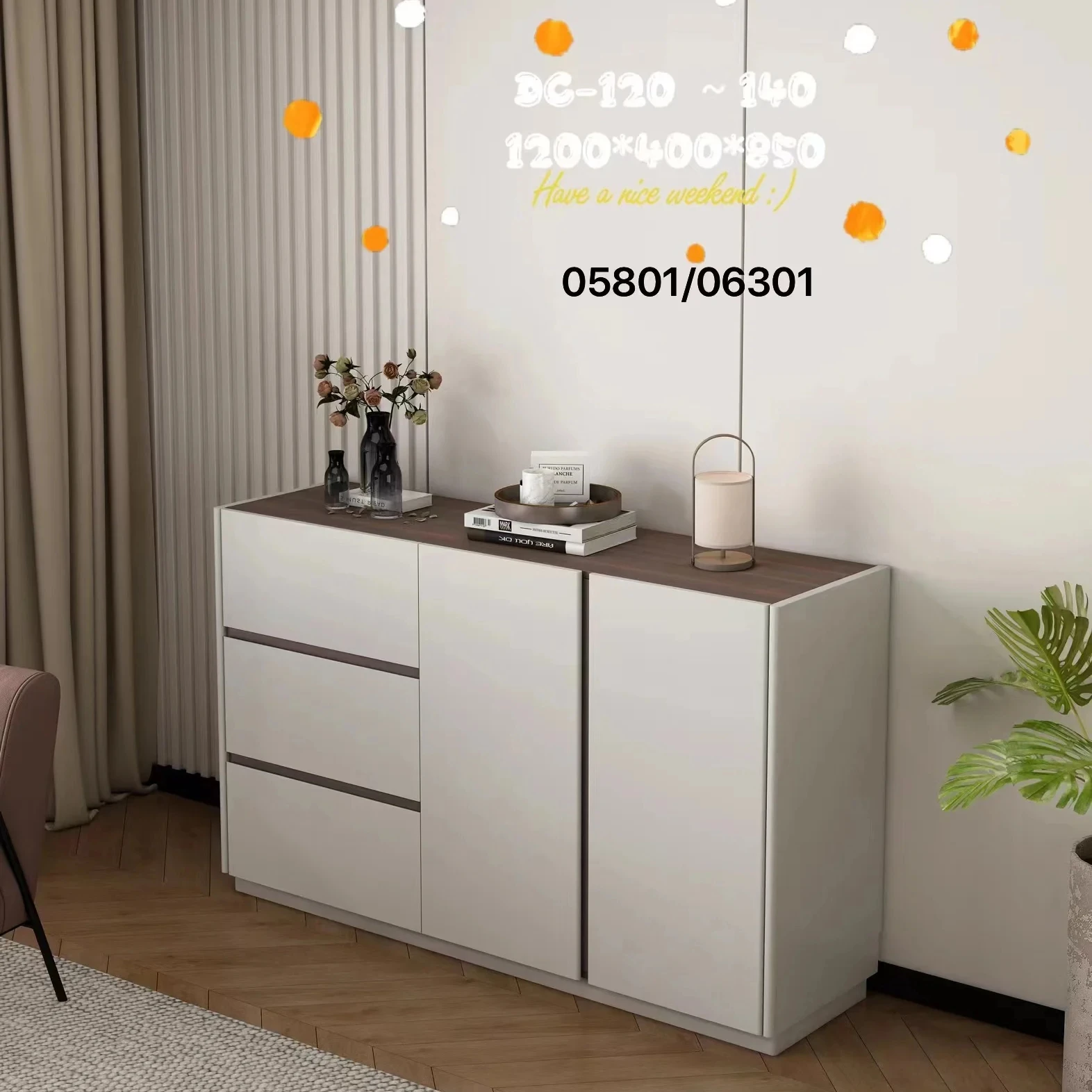 Modern Design Top Console Tables Quality Dining Room Furniture Storage Console Table Gold