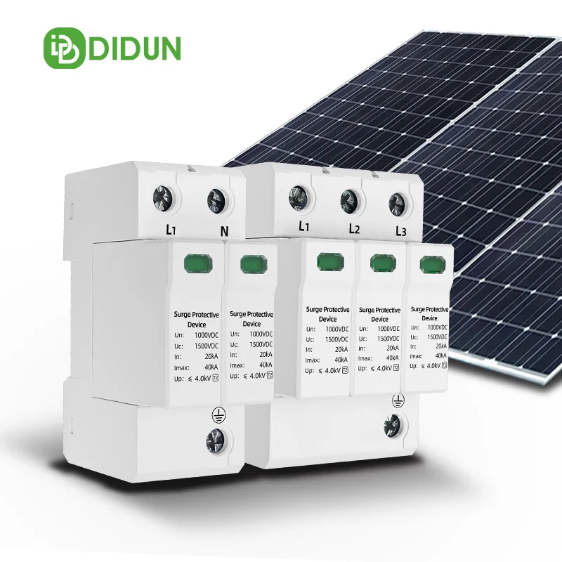 OEM ODM DDSP2-PV RS485 сигнальное устройство T2 1000 В Солнечная фотоэлектрическая мощность DC SPD/Защита от перенапряжения