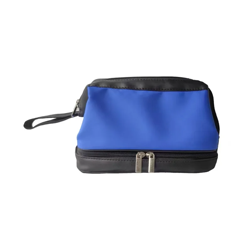 Factory Wholesale Travel Business Men Toiletry Bag Double Layers Men Portable Toiletry Bag