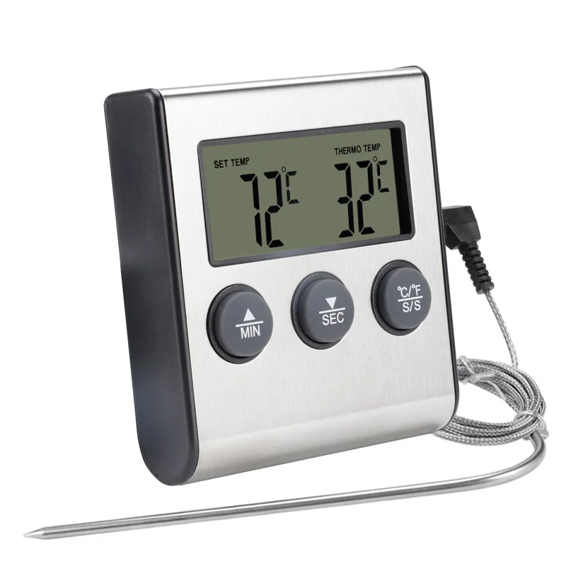 Waterproof digital meat thermometer kitchen cooking meat thermometer bbq food oven grill digital meat thermometer
