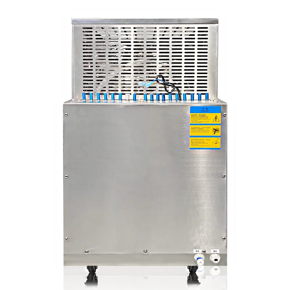 post mix soda fountain tower unit with under counter chiller to dispense carbonated soda drinks
