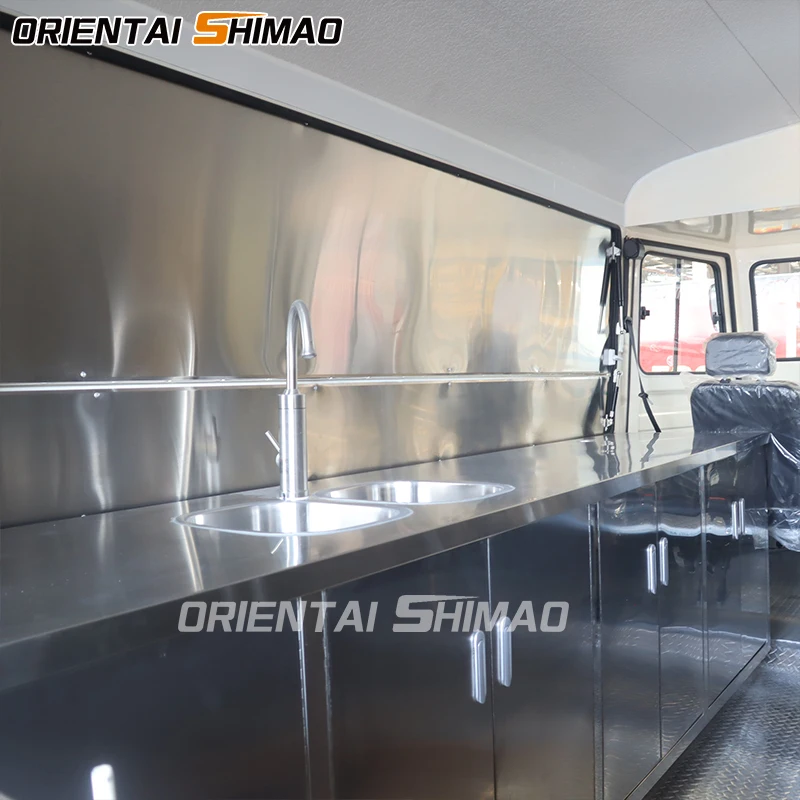 Uk Usa Fully Equipped Pizza Taco Hot Dog Food Truck Ice Cream Mobile Kiosk Concession Retro Electric Food Truck