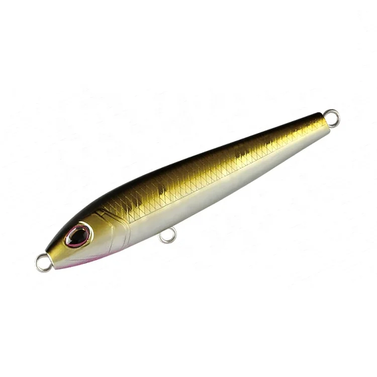 80mm 7g Dolphin Pencil Bait Lure China Pencil Hard Bass Fish Lure Topwater Fishing Lures