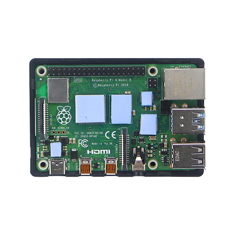 3 5 дюймовый дисплей с вентилятором для Raspberry Pi 4B корпус охлаждения pi 4/3B + экран дисплея