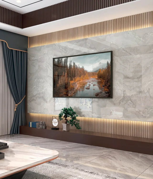 Indoor large size carbon slate wall pvc wall panel marble wall panels/boards