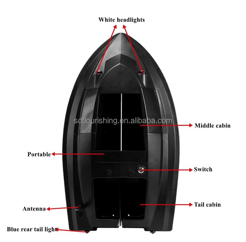 500 Meters Remote Control Bait Boat GPS Carp Bait Boat