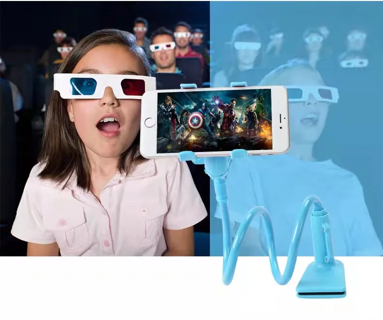 360 Rotating Flexible Long Arms Mobile Phone Holder Desktop Bed Lazy Bracket Mobile Stand Support