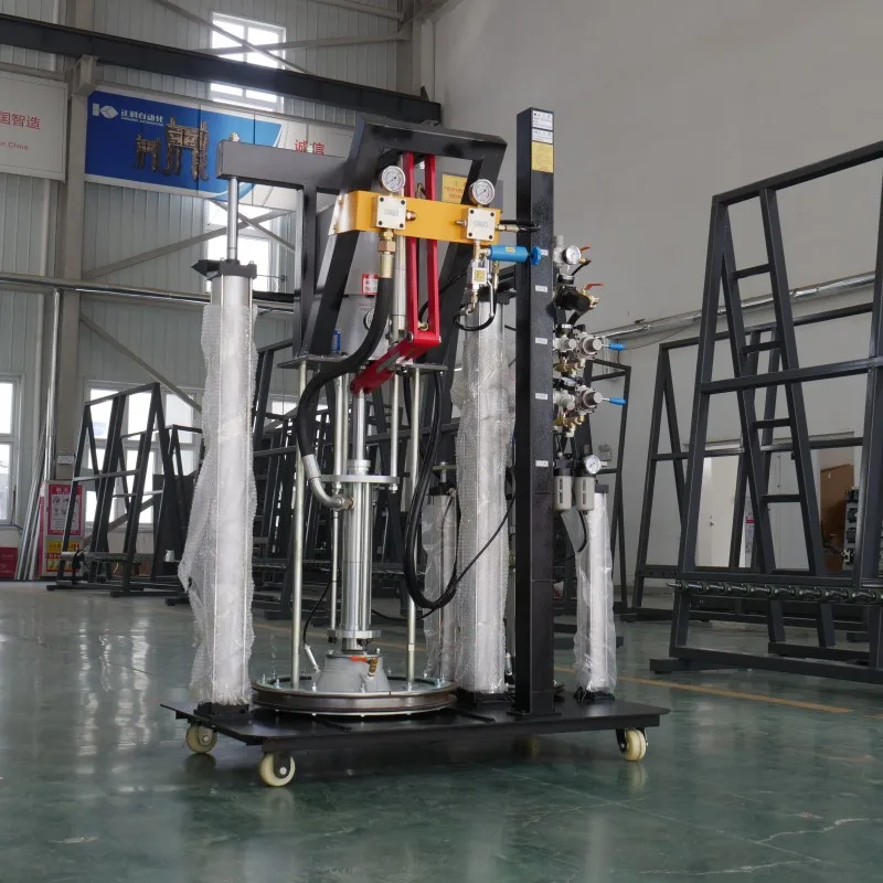 Factory direct sell Two Component Silicone Polysulfide Sealant Spreading Machine for Insulating Glass Processing Machine