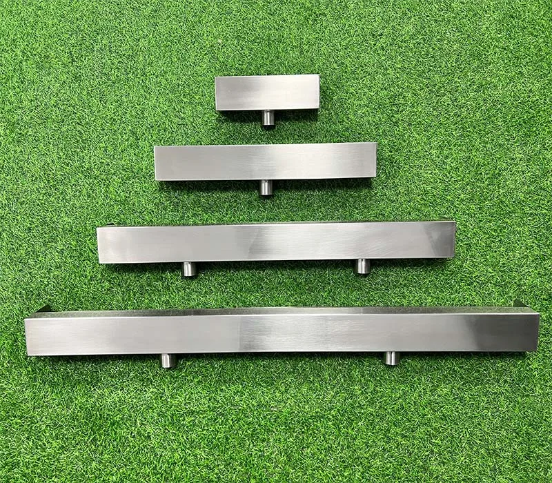 Outdoor Wall Water Fountain Decoration Light Sheer Stainless Steel Waterfall Blade Cascade For Garden