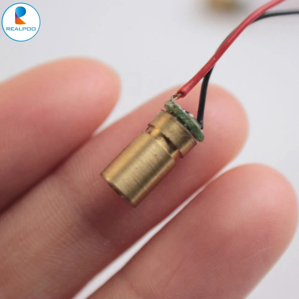 Mini size 6x12mm red 650nm dot 5mw laser module