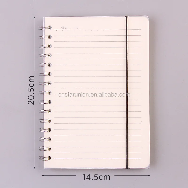 a4/a5/a6/b5 note book custom spiral notepad cover with logo reusable notebooks
