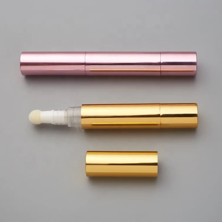 2021 пустой контейнер для блеска для губ, алюминиевая Косметическая ручка с различными наконечниками