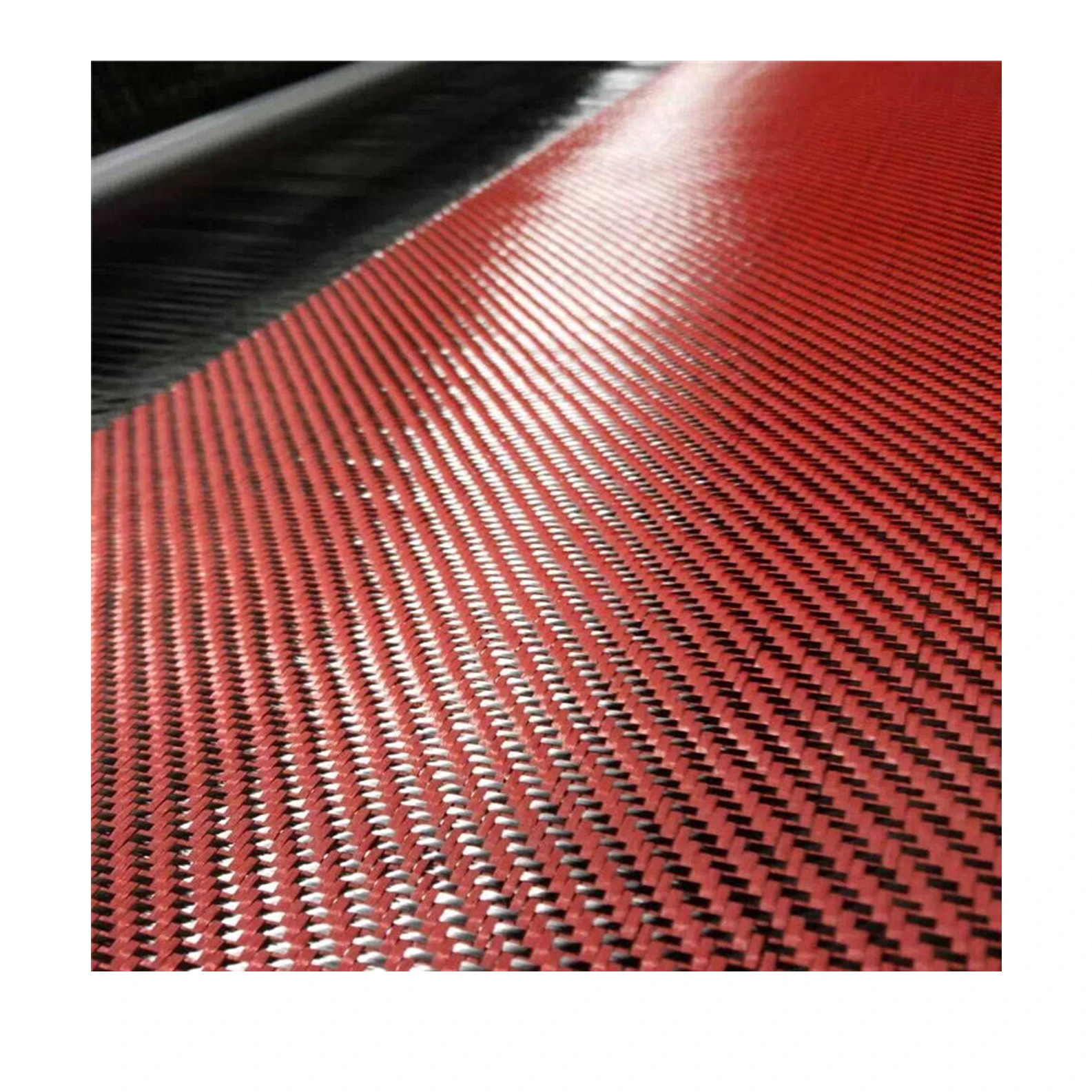 Hybrid Fabric Cloth 3K 1500D Twill Aramid & Carbon Factory Direct Sale Cheap Price Blue Woven Plain ZR Aramid / Carbon Fiber