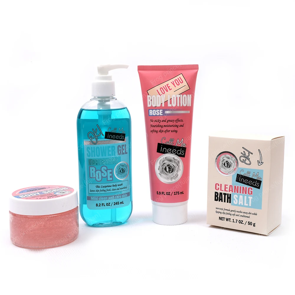 Customized Different Sizes Travel Use Bath Set in Reusable PVC Bag