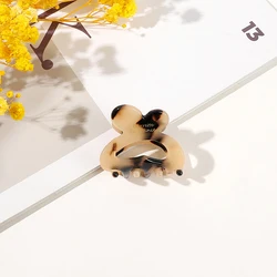 wholesale Acetate hairpin butterfly rabbit acetate hair clip small ponytail hair claw for girl