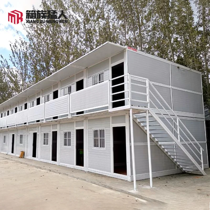 Low cost China factory foldable modular home prefab small tiny folding container house with bathroom on sale
