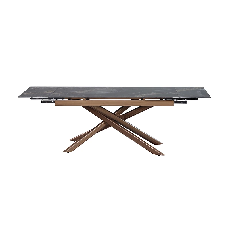 Dining Tables Extension Table Metal Legs Black Ceramic home furniture for Home Living Room & Kitchen Use Modern SDT4016