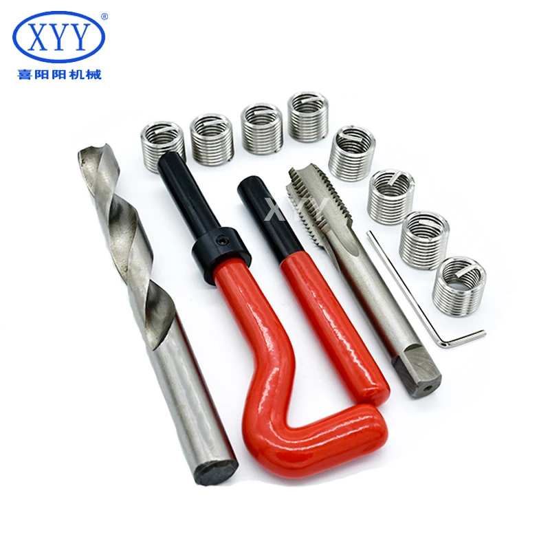 Steel wire thread sleeve tool automobile repair tool M4 * 0.7 kit tooth sleeve punch semi automatic punch