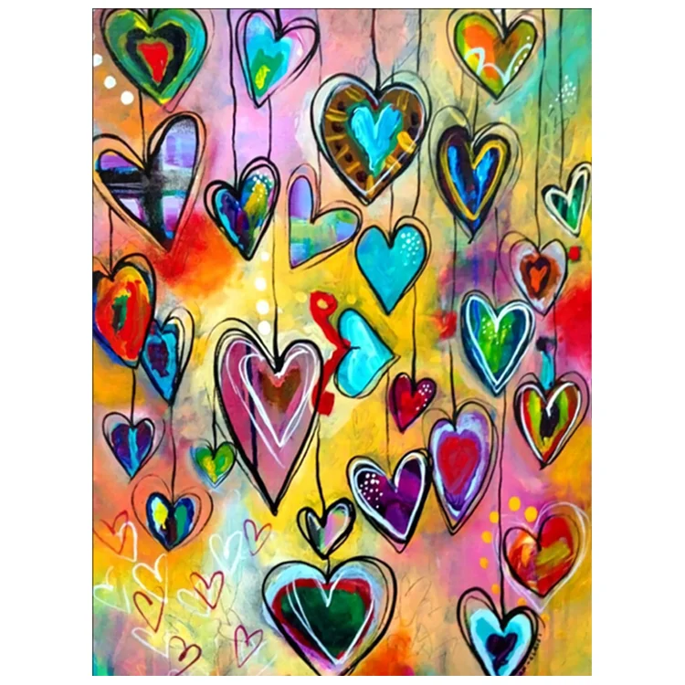 
Love round full diamond diy diamond cross stitch art decoration painting 5d diamond painting 