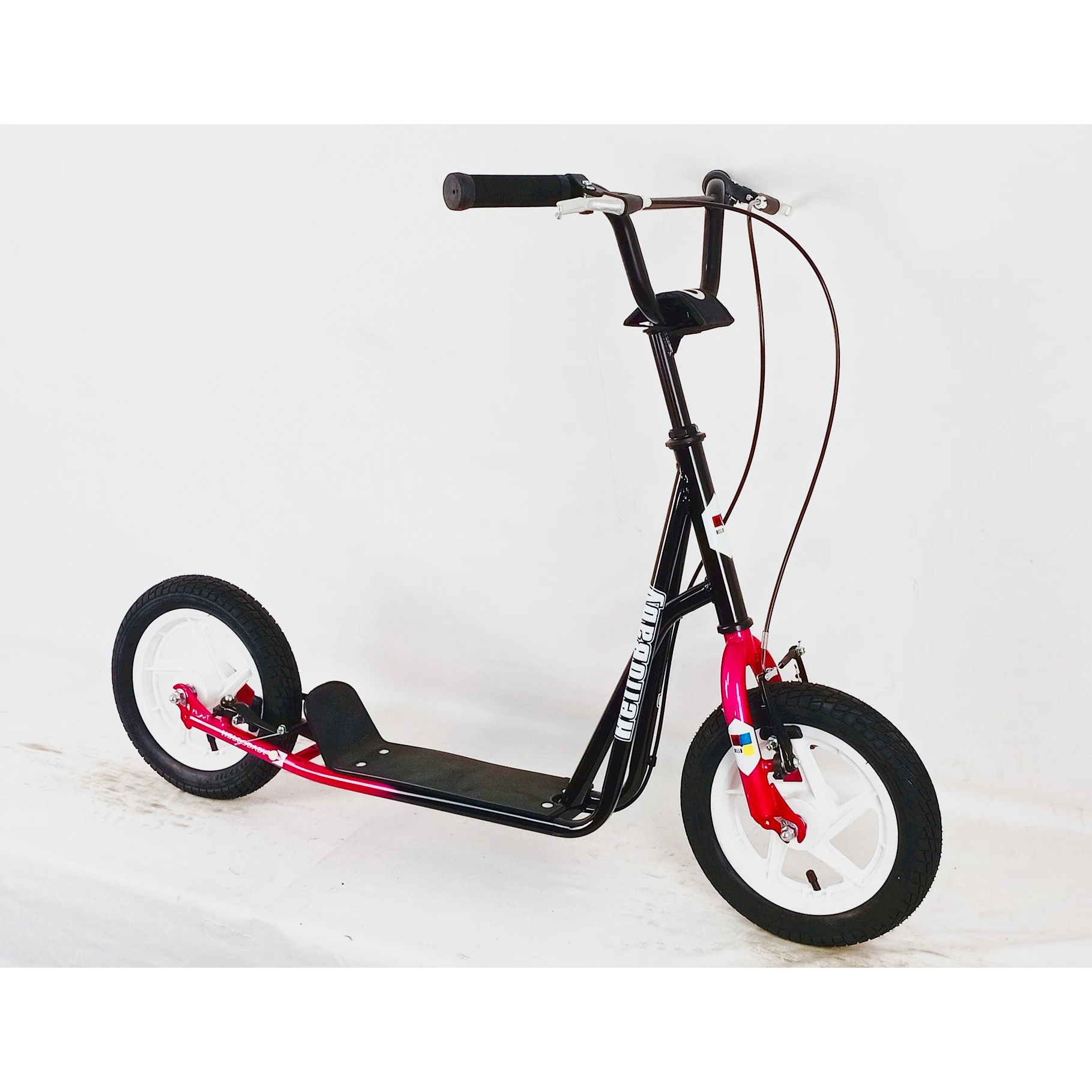 Wholesale scooters design children kick kid scooter for sale Air Tire Two Wheels Folding Dirt Scooter