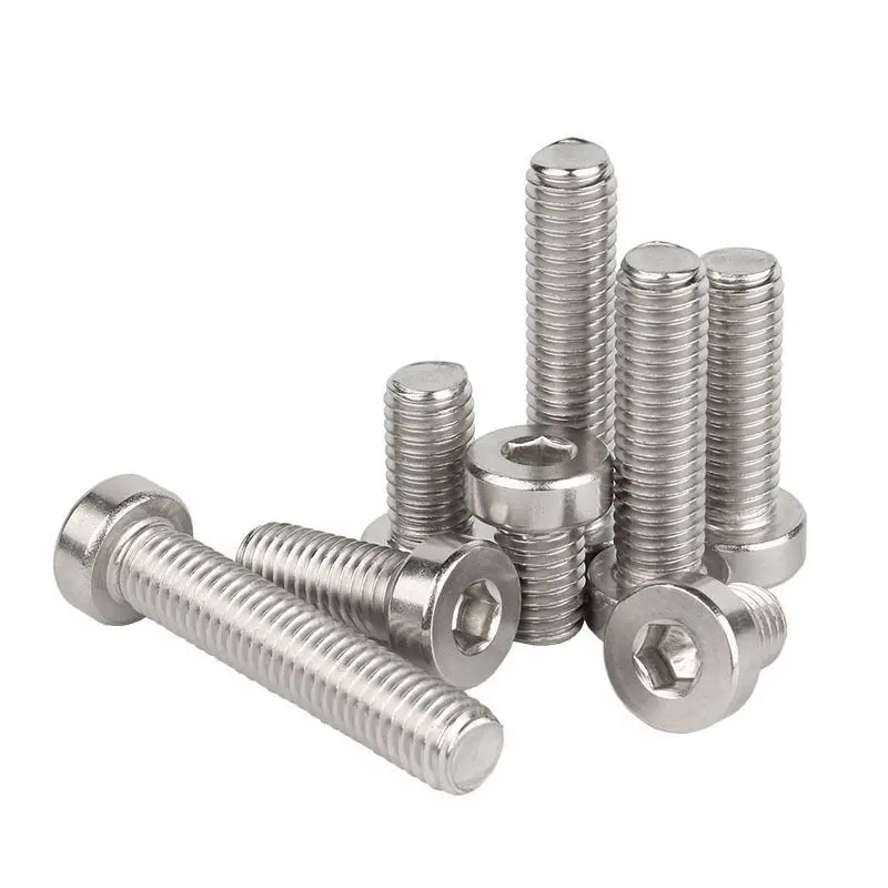 Stainless Steel ANSI AISI 304 316 316L Short Head Hexagon Socket Cap Head Machine Screw DIN7984