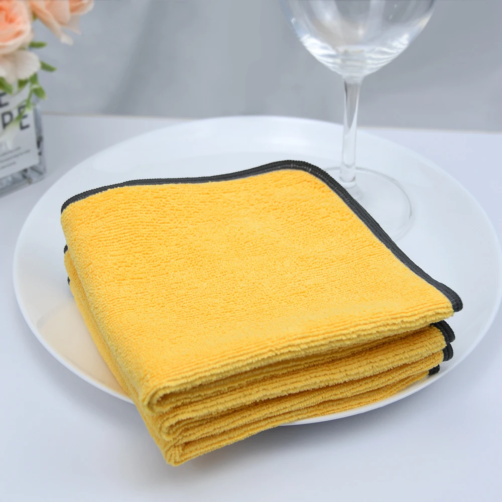 Wholesale Amazon Hot Sale Terry Housework rag microfiber cleaning cloth