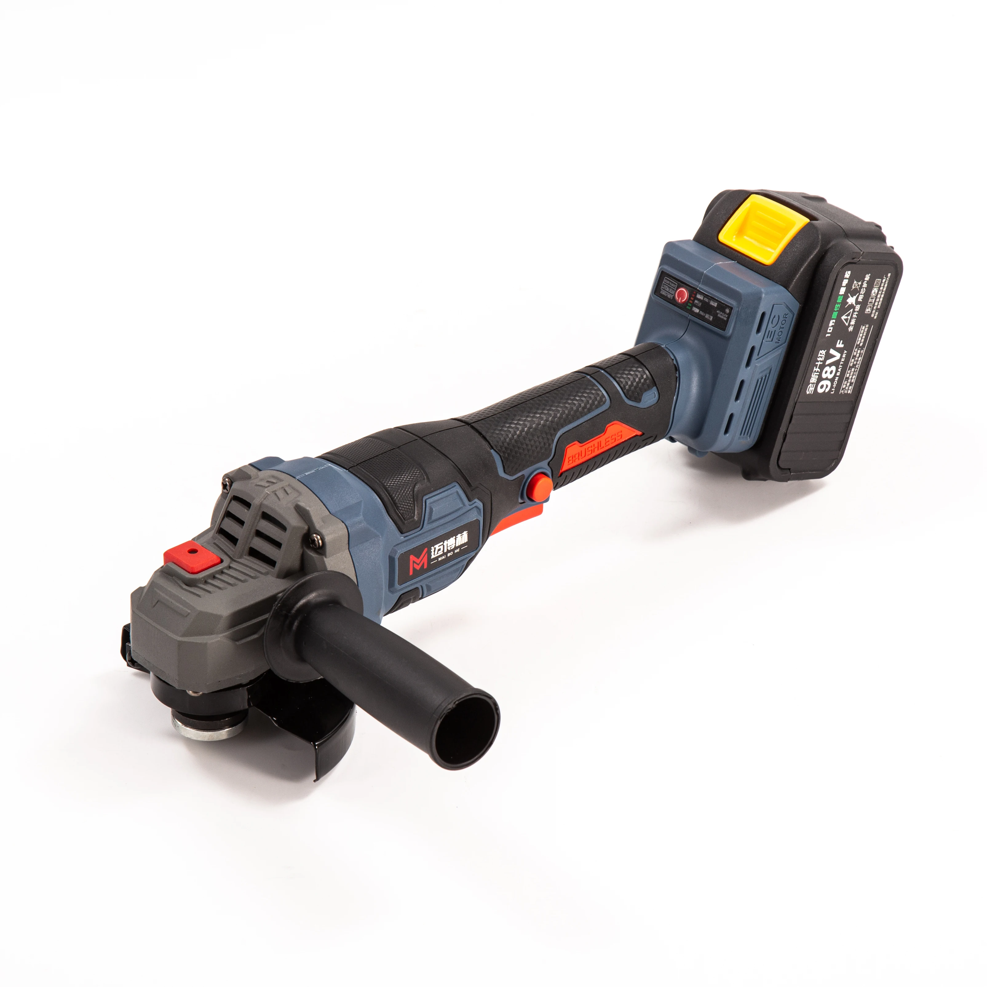 21V Electric Cordless Industrial Grade Mini Angle Grinder Battery Operated ProfessionalTrigger Switch 100mm Disc