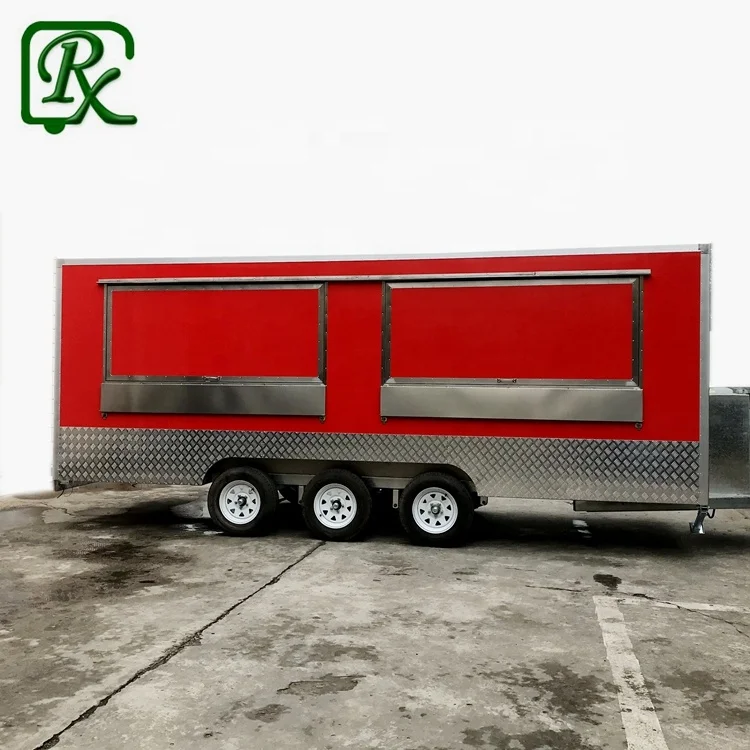 Fiberglass Electric Heating Tap Customized Color 185/R14C Quick Delivery Hot Kebab Food Truck Trailer Ready Mobile Restaurant