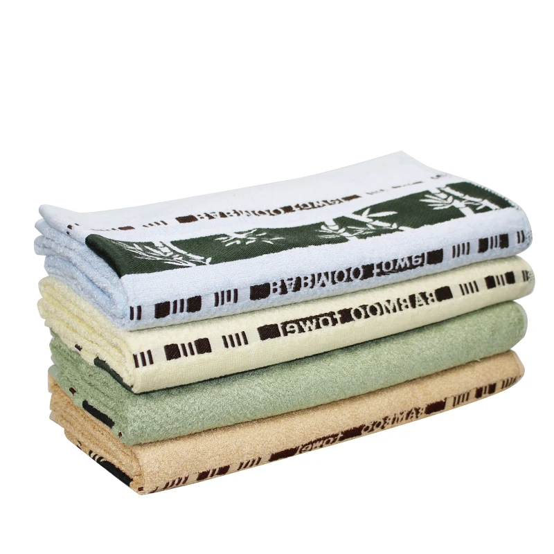 Morden Luxury Plain Dyed Factory Outlet Bamboo Bath Face Cloth Customize Woven Towel