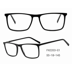 FH2203 прямоугольные ацетатные очки с защитой от синего света
