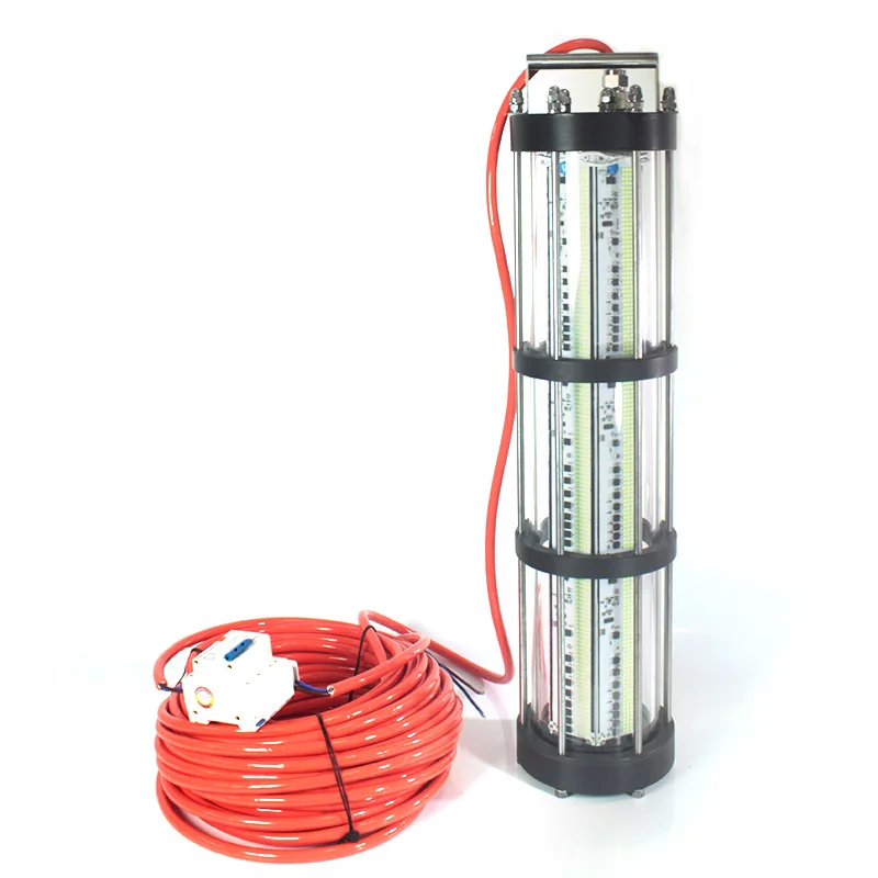 3000W LED Underwater Fishing Light Green White Attracting Bluefin Fish Lamp